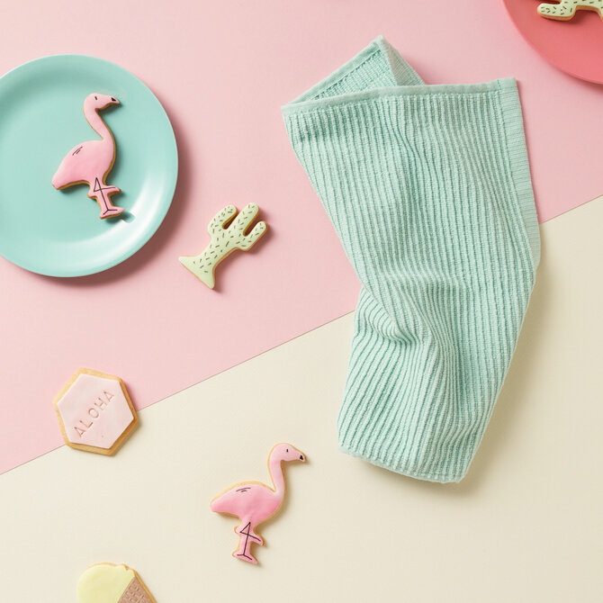 DDDDD vaatdoek Basic pastel green 30 x 30 cm