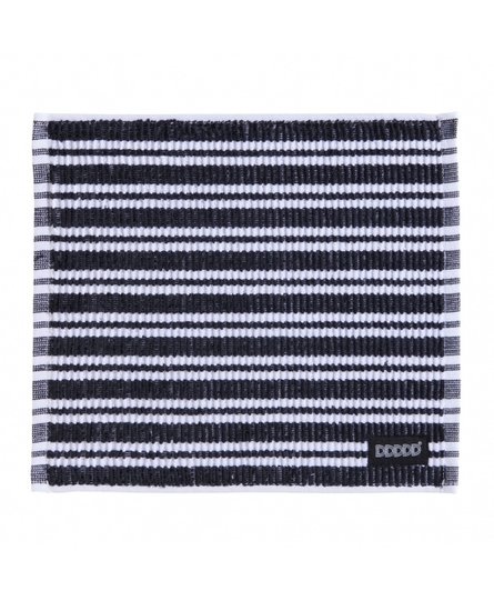 DDDDD vaatdoek Stripe black 30 x 30 cm