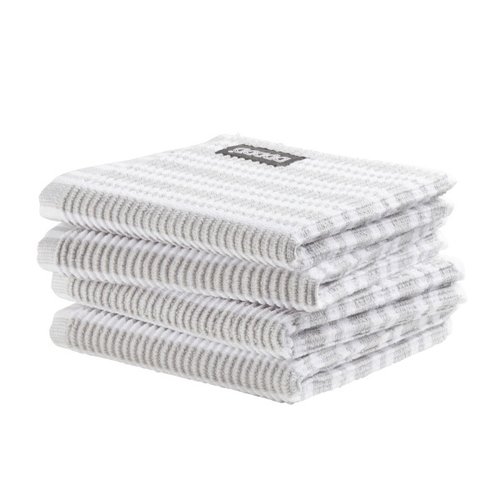 DDDDD DDDDD vaatdoek Stripe light grey 30 x 30 cm