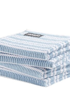 DDDDD vaatdoek Stripe pastel blue 30 x 30 cm