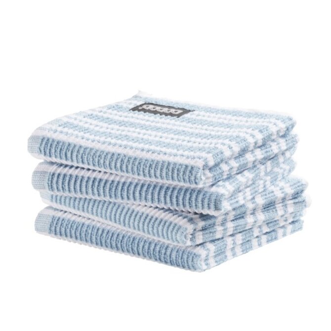DDDDD vaatdoek Stripe pastel blue 30 x 30 cm