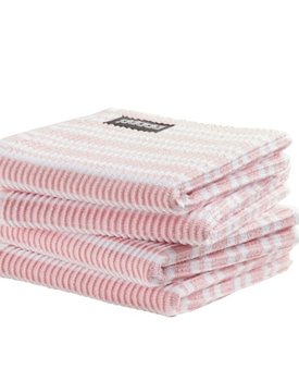 DDDDD vaatdoek Stripe pastel pink 30 x 30 cm