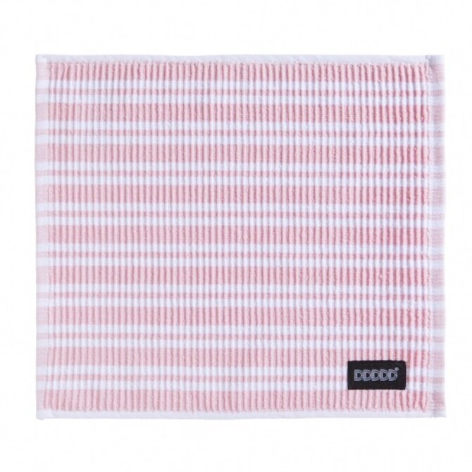 DDDDD vaatdoek Stripe pastel pink 30 x 30 cm DDDDD vaatdoek Stripe pastel pink 30 x 30 cm