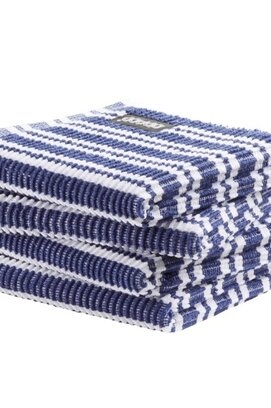 DDDDD vaatdoek Stripe blue 30 x 30 cm
