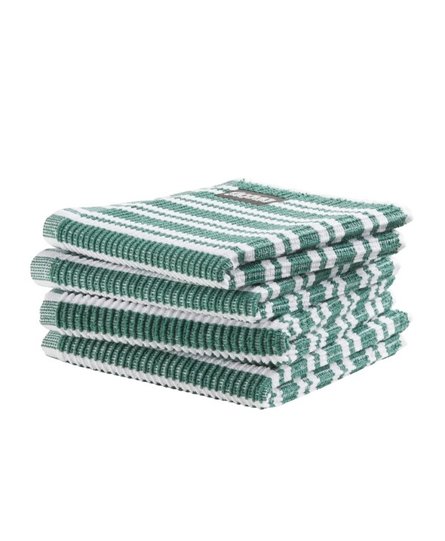 DDDDD vaatdoek Stripe green 30 x 30 cm