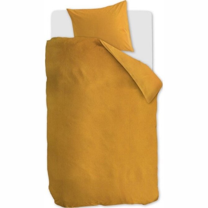 At Home by BeddingHouse Relax Dekbedovertrek - Oker 200 x 200/220 cm