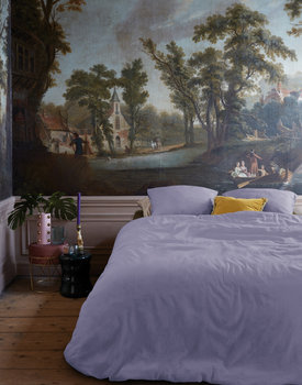 At Home by BeddingHouse Easy Dekbedovertrek - Lila 200 x 200/220 cm