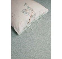 Pip Studio Leafy Hoeslaken - Groen 140 x 200/210/220 cm Hoek hoogte: 30 cm
