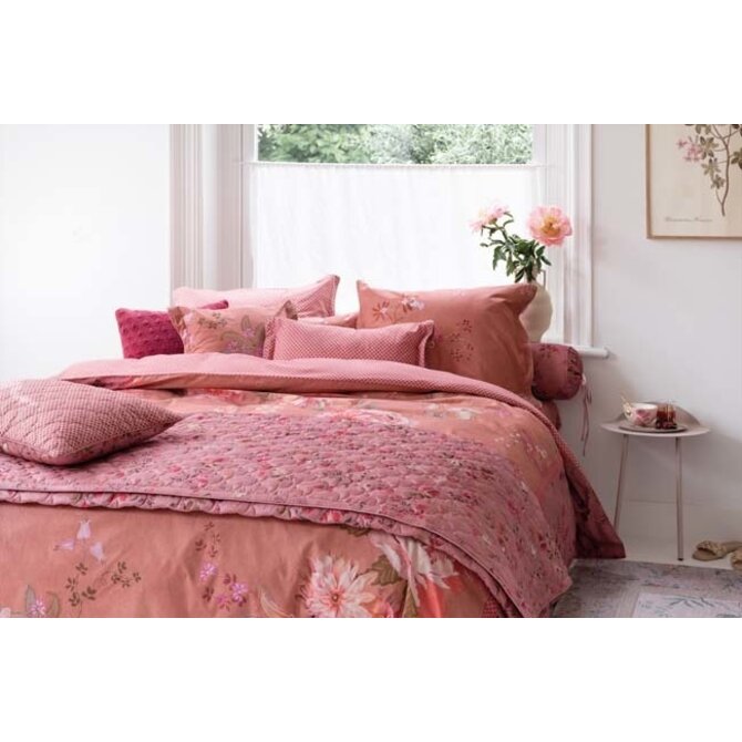 Pip Studio Tokyo Bouquet Dekbedovertrek - Roze 240 x 200/220 cm