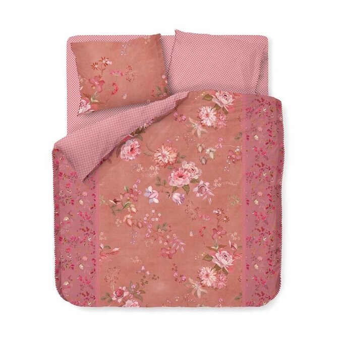Pip Studio Tokyo Bouquet Dekbedovertrek - Roze 240 x 200/220 cm