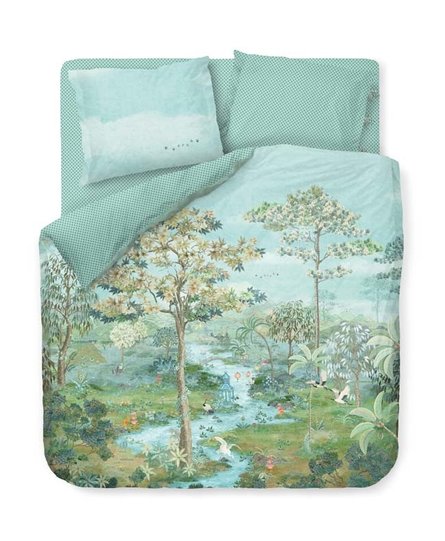 Pip Studio Pip Paradise Duvet Cover - Groen 60 x 70 cm