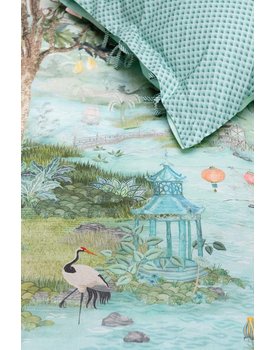 Pip Studio Pip Paradise Duvet Cover - Groen 60 x 70 cm