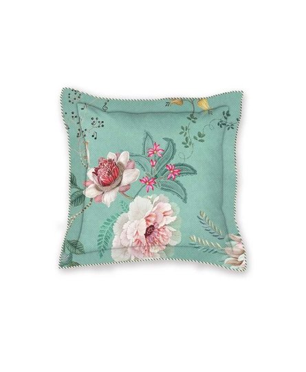 Pip Studio Tokyo Bouquet Vierkant Sierkussen- Groen 45 x 45 cm