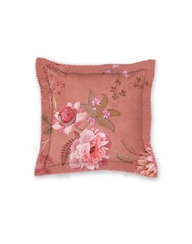 Pip Studio Tokyo Bouquet Vierkant Sierkussen - Roze 45 x 45 cm