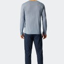 Schiesser Schiesser Pyjama lang blue 176819 56/XXL