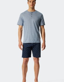 Schiesser Shortama blue 176820 56/XXL