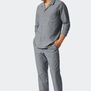 Schiesser Schiesser Pyjama lang dark blue 176964 52/L