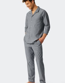 Schiesser Pyjama lang dark blue 176964 52/L