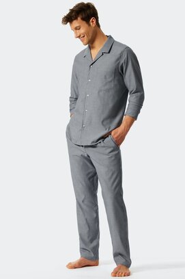 Schiesser Pyjama lang dark blue 176964 58/3XL