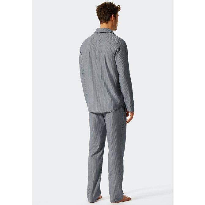 Schiesser Pyjama lang dark blue 176964 58/3XL