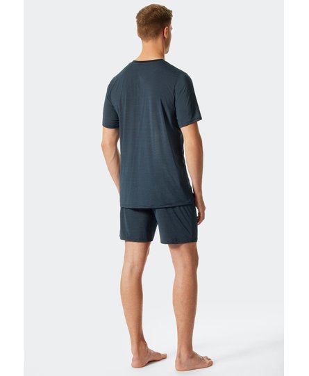 Schiesser Shortama dark blue 176699 52/L