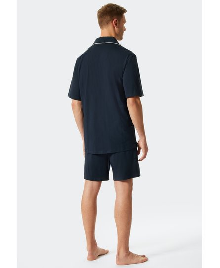 Schiesser Shortama dark blue 176808 52/L