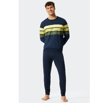 Schiesser Pyjama lang lime green 176817 52/L