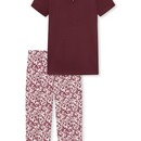 Schiesser Schiesser Pyjama 3/4, korte mouw plum 176994 42/XL