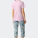 Schiesser Schiesser Pyjama 3/4, korte mouw bluegrey 176982 42/XL