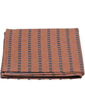 David Fussenegger plaid Deco 1995 orange/brown 130x200