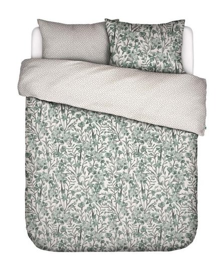 Covers & Co Floral fiesta Dekbedovertrek  140x220+60x70 Groen