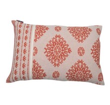 David Fussenegger LINO Kussensloop "Häkelmuster" terracotta 60x40 cm