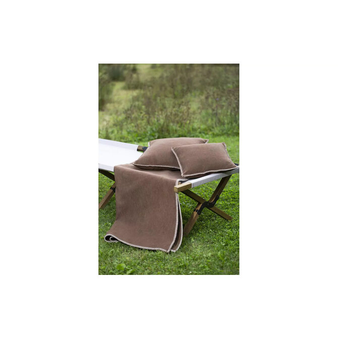 David Fussenegger SYLT Kussensloop Uni mocca 50x50 cm David Fussenegger SYLT Kussensloop Uni mocca 50x50 cm