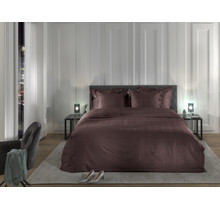 Heckett & Lane Diamante Dekbedovertrek 240x200/220 Marsala Brown