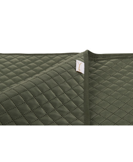 Heckett & Lane Victoria Bedsprei 270x260 Army Green