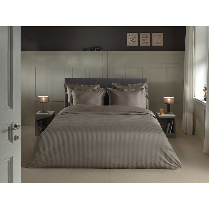 Heckett & Lane Banda Dekbedovertrek 140x200/220 Taupe Grey
