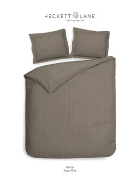 Heckett & Lane Banda Dekbedovertrek 200x200/220 Taupe Grey