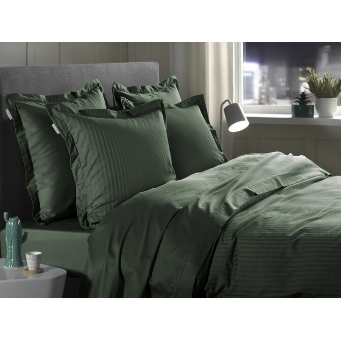 Heckett & Lane Banda Dekbedovertrek 200x200/220 Calla Green