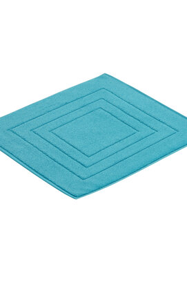 Vossen Bidetmat Feeling turquoise 60x60