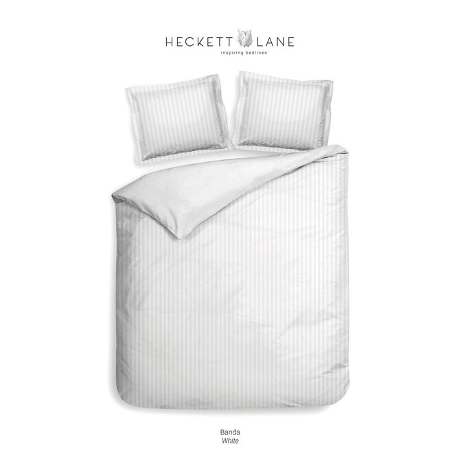 Heckett & Lane Banda Dekbedovertrek 140x200/220 White