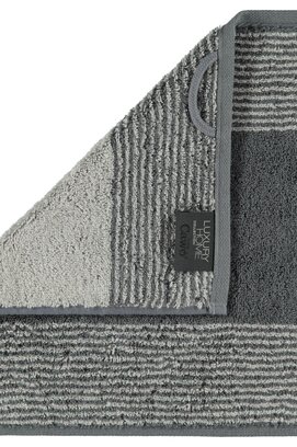 Cawö Two-Tone Gezichtsdoekje Leisteen 30x30