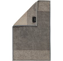 Cawo Two-Tone Gastendoekje Grafiet 30x50