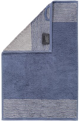 Cawo Two-Tone Gastendoekje Nachtblau 30x50