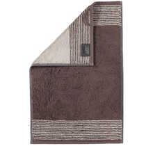 Cawo Two-Tone Gastendoekje Pepper 30x50