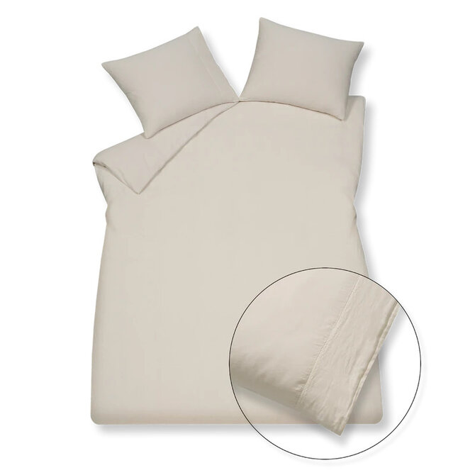 Vandyck PURE 07 YD W.BAND 2-persoons (200x200/220  ) cream tan