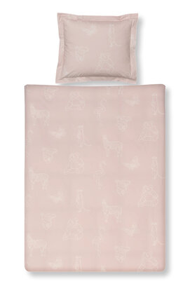 Vandyck ANIMAL KIDS 1-persoons (140x200/220  ) sepia pink
