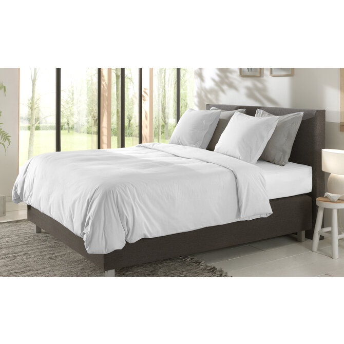 Yellow Chambray Dekbedovertrek 140x200/220 White