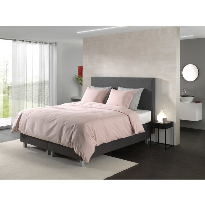 Yellow Oxford Dekbedovertrek 200x200/220 Mandarin Red