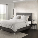 Yellow Yellow Oxford Dekbedovertrek 140x200/220 Dark Grey