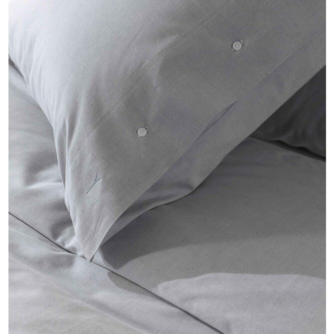 Yellow Chambray Dekbedovertrek 200x200/220 Providence Blue